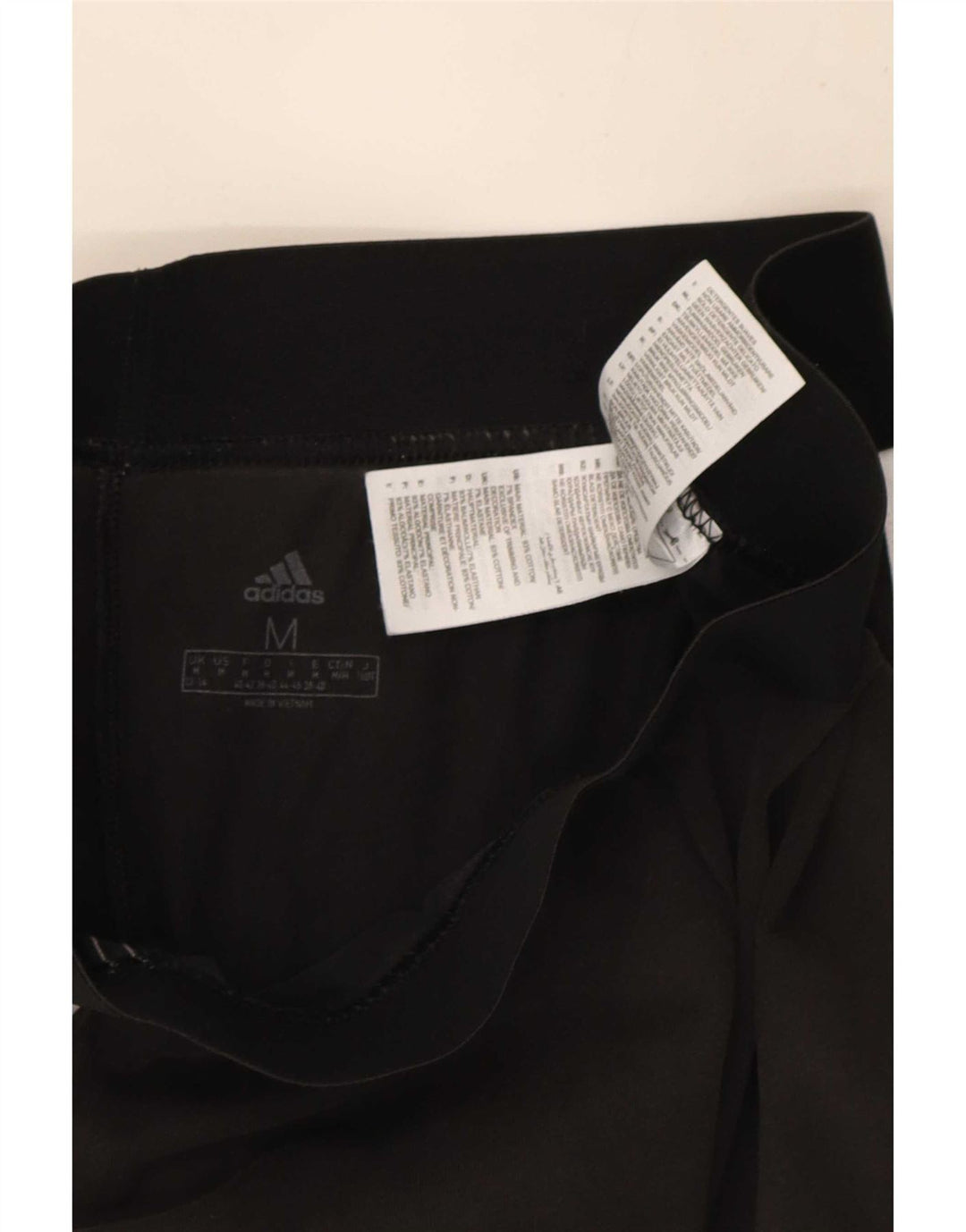 Leggings Adidas da donna UK 12/14 cotone nero medio