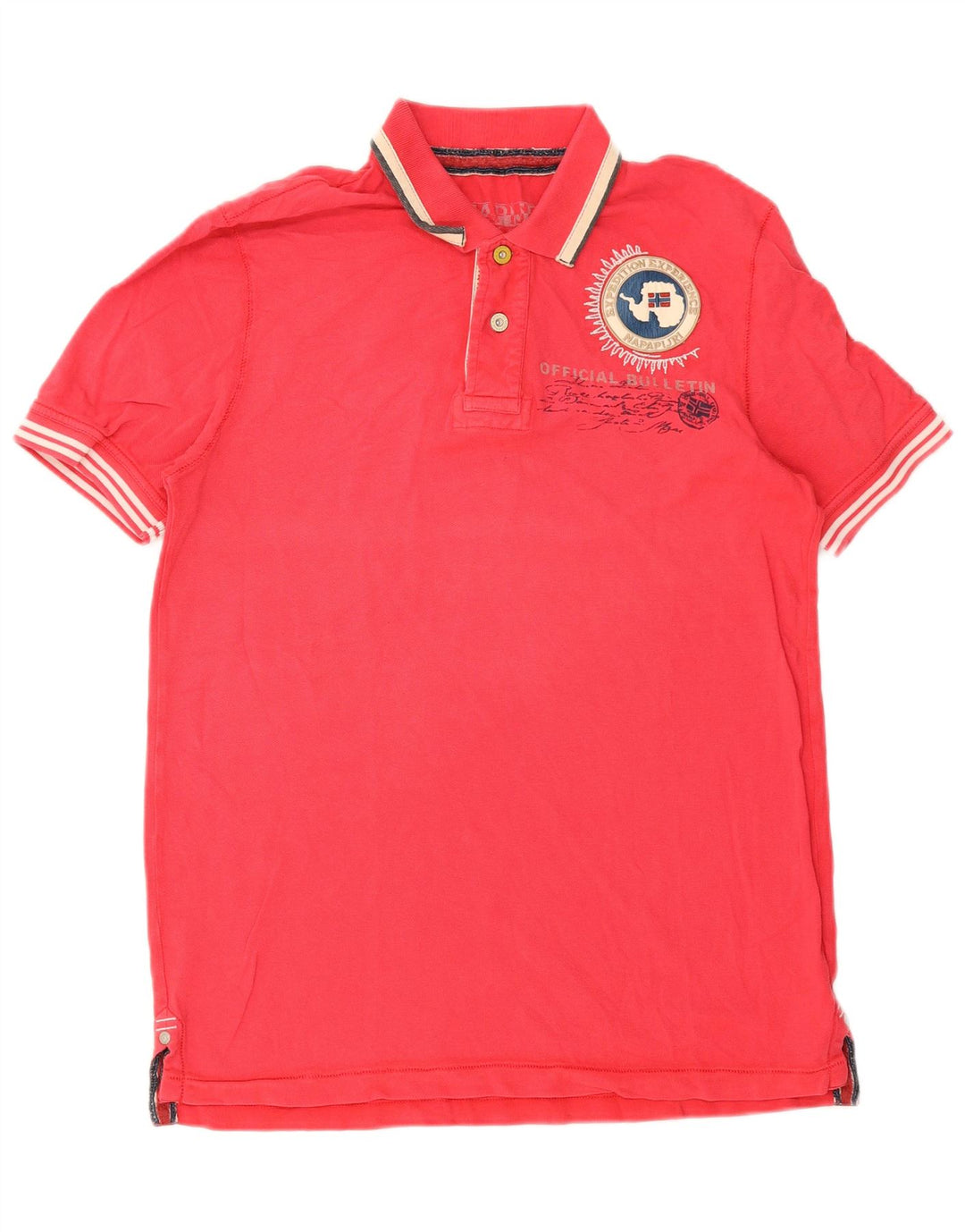 Polo grafica da uomo Napapijri piccola rossa
