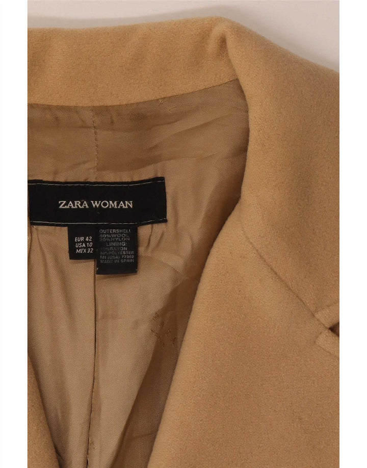 Soprabito Zara da donna EU 42 grande in lana beige