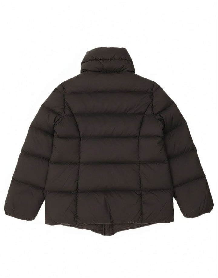 Giacca imbottita oversize da donna Benetton UK 6 XS nera in poliammide