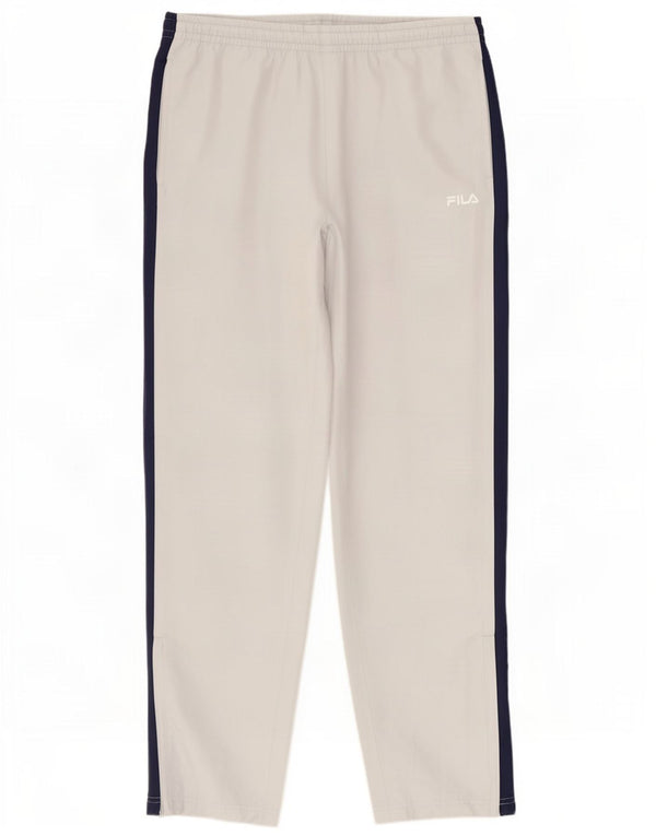 Fila Mens Tracksuit Trousers XL Grey Colourblock Polyester