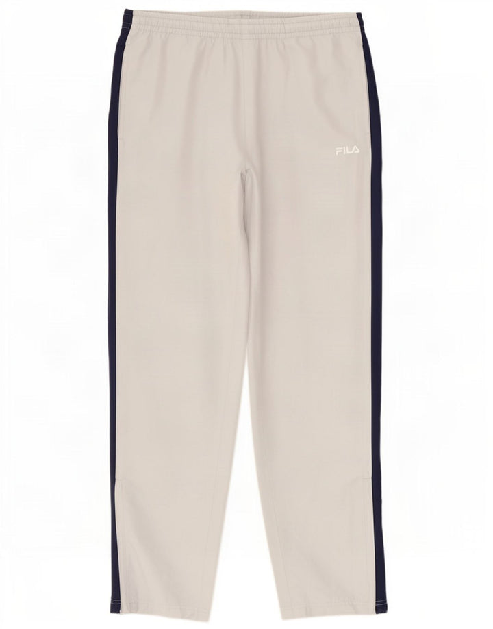 Pantaloni da tuta da uomo Fila XL Poliestere color block grigio