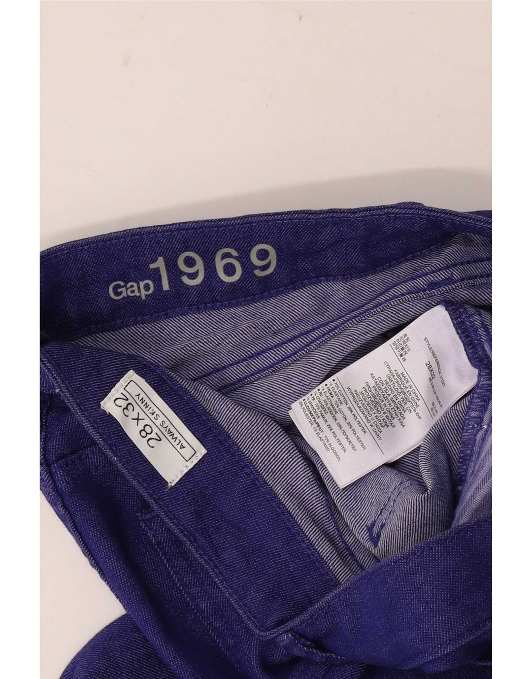 Jeans skinny da donna Gap W28 L32 cotone blu