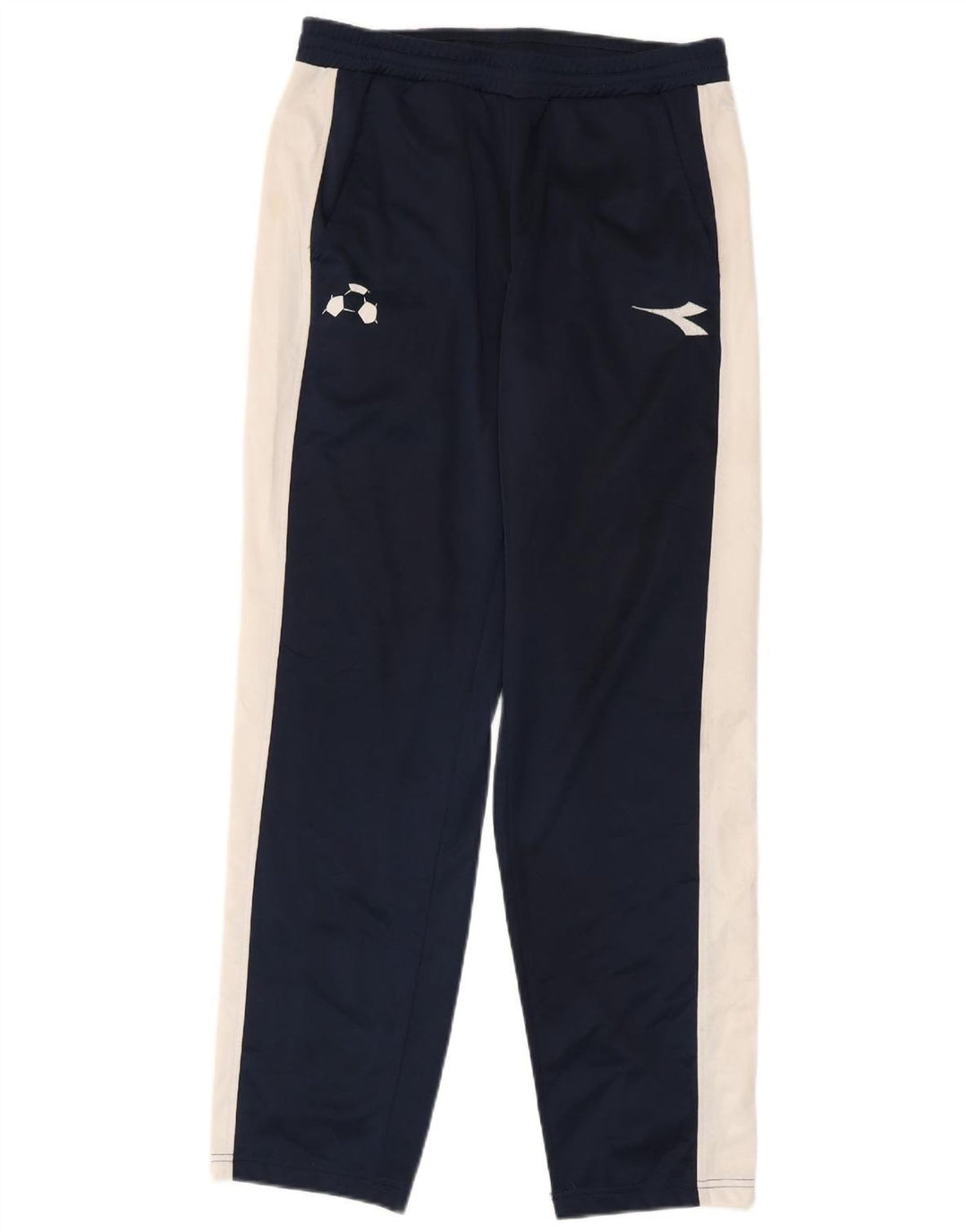 Pantaloni da tuta da uomo Diadora Medium Blu Navy Colourblock in poliestere