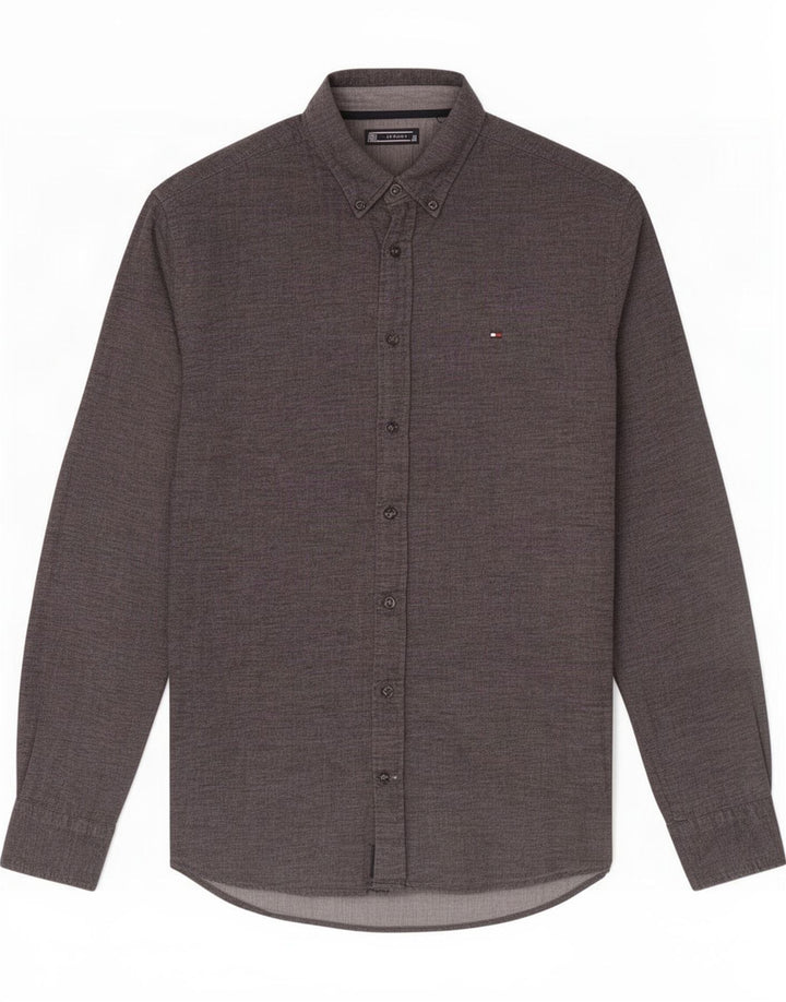 Camicia da uomo vestibilità regolare Tommy Hilfiger grigio medio