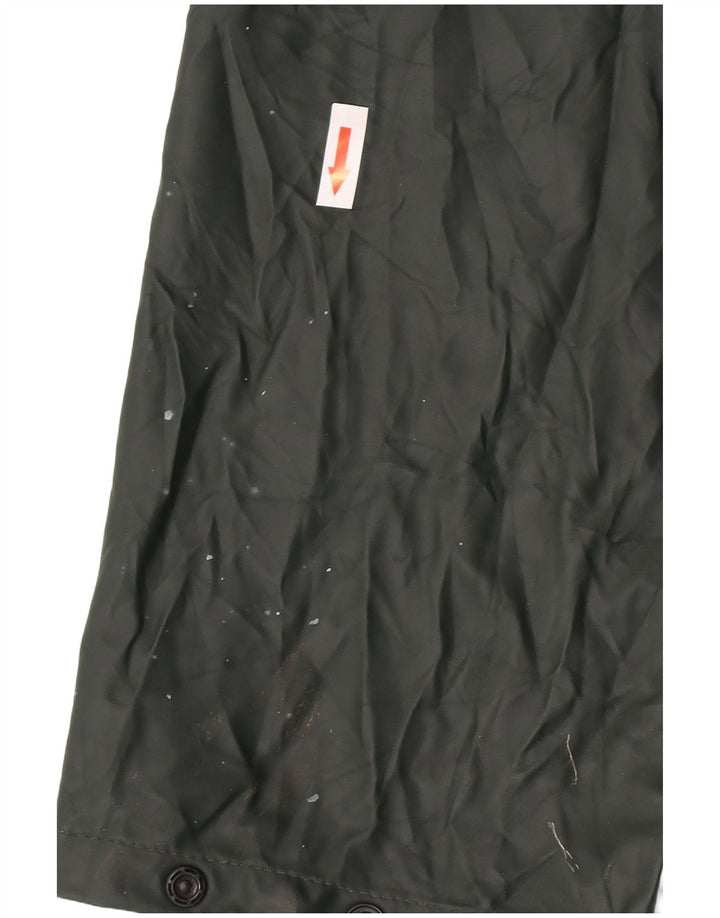 Giacca antipioggia da uomo con cappuccio Helly Hansen UK 42 XL poliuretano verde