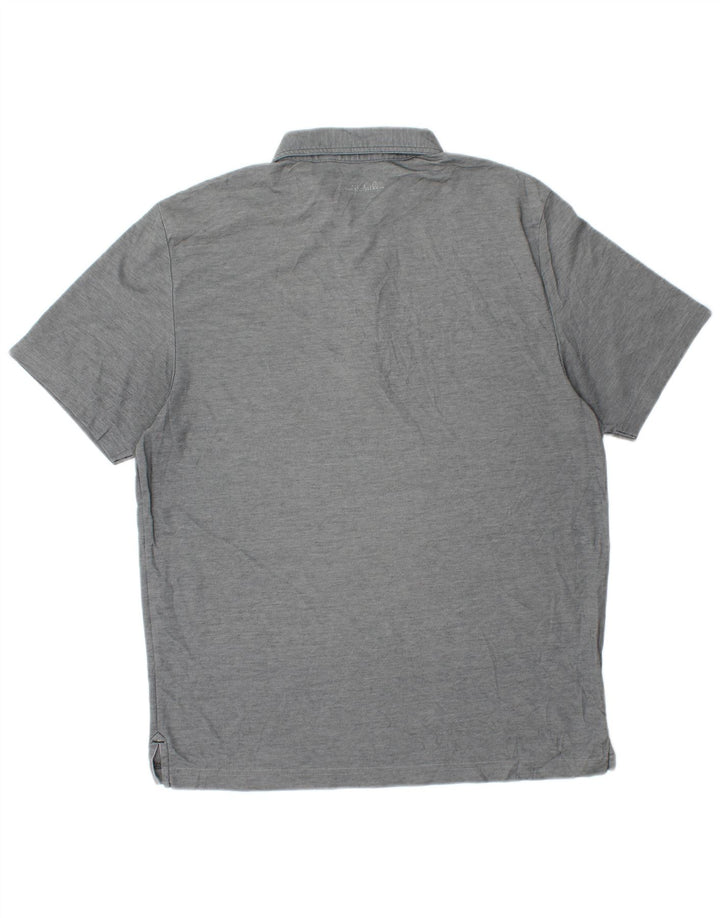 Polo da uomo TRAVIS MATHEW grande in cotone grigio