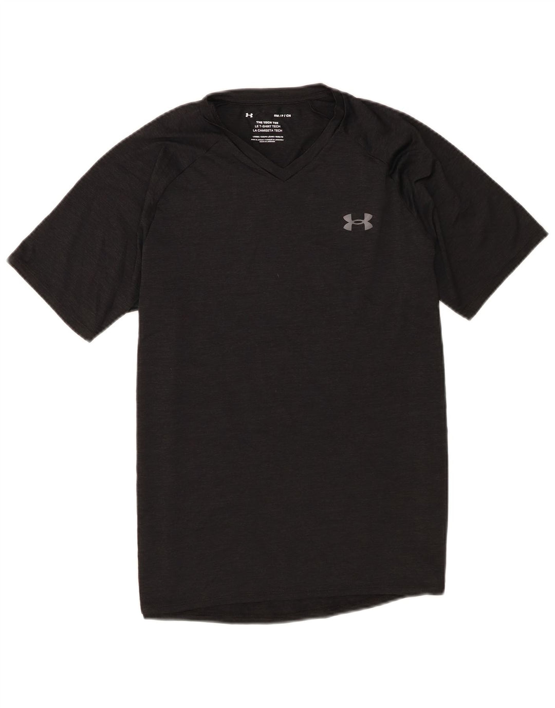 Maglietta da uomo Under Armour Top piccola nera chiazzata