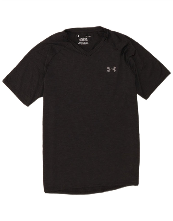 Maglietta da uomo Under Armour Top piccola nera chiazzata