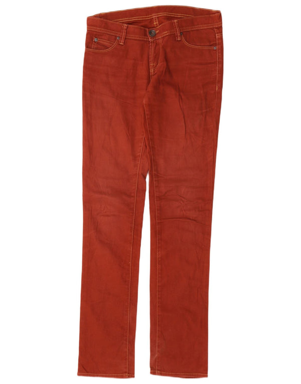 Pantaloni casual slim da donna Benetton W26 L32 Rossi