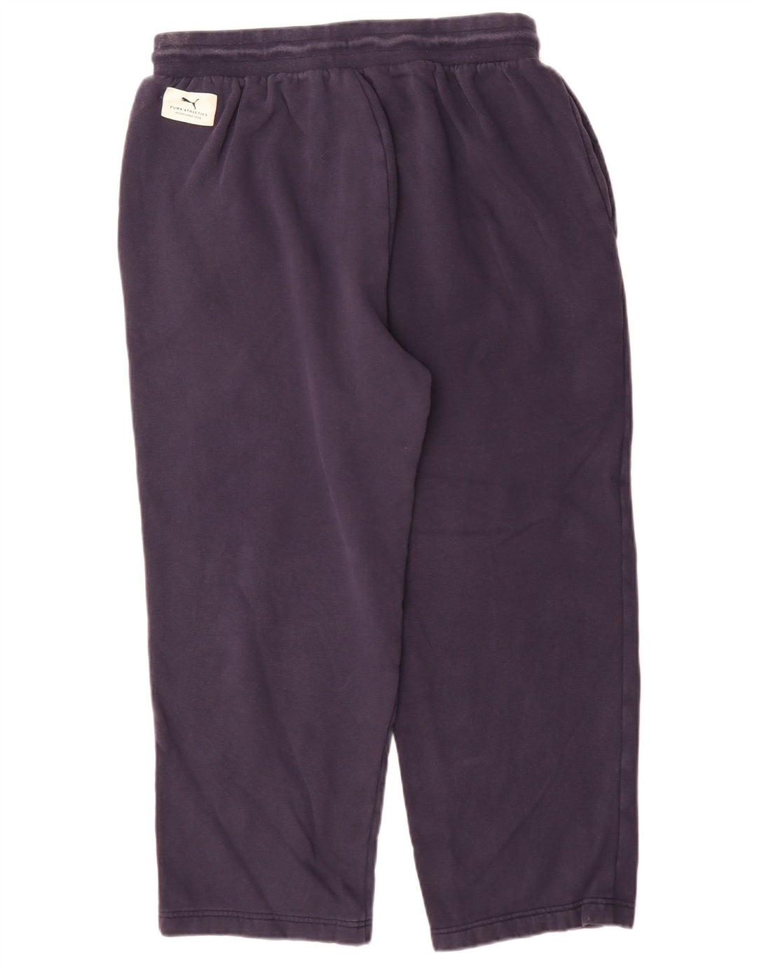 Pantaloni da tuta da donna Puma Large in cotone blu navy