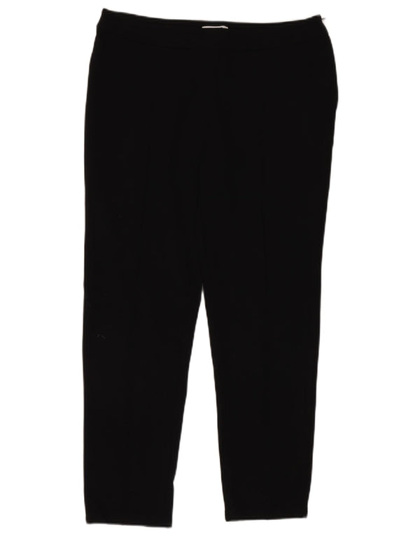 Pantaloni casual slim da donna MOSCHINO W34 L30 Rayon nero
