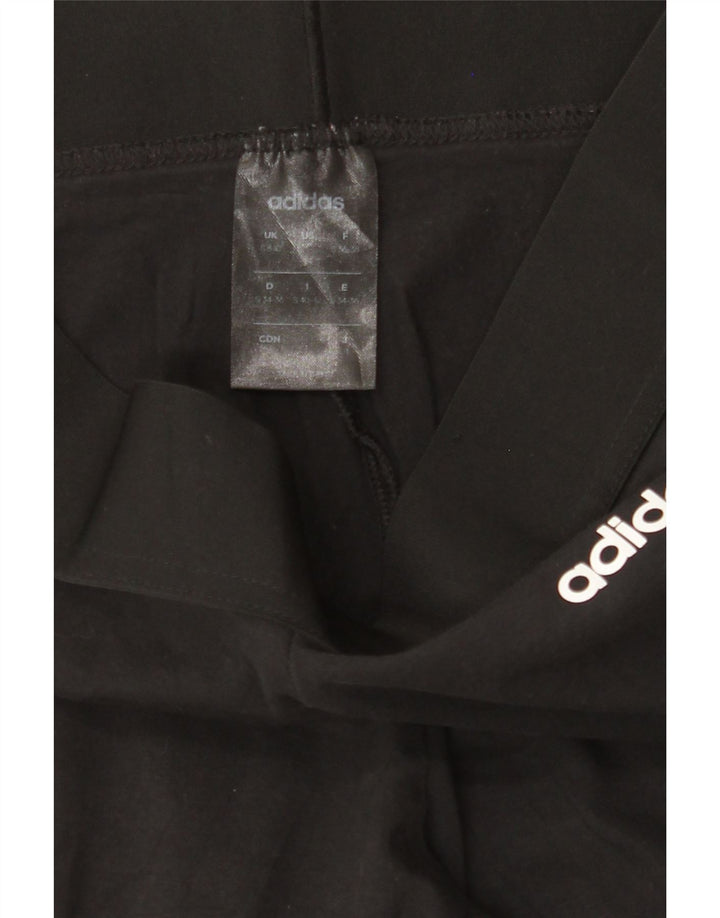 ADIDAS Womens Leggings UK 8/10 Small  Black Vintage Adidas and Second-Hand Adidas from Messina Hembry 