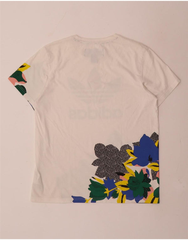 Maglietta grafica da donna Adidas Her Studio London UK 10 piccola bianca
