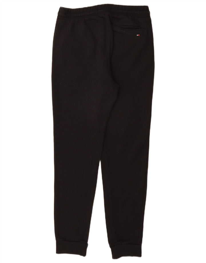 TOMMY HILFIGER Pantaloni da tuta da donna Joggers UK 14 Large Nero