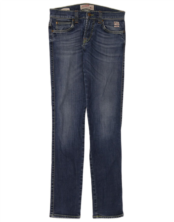 Jeans slim da donna Roy Rogers W30 L34 cotone blu