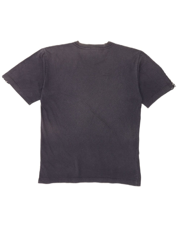T-shirt grafica da uomo Asics Top in cotone blu navy medio