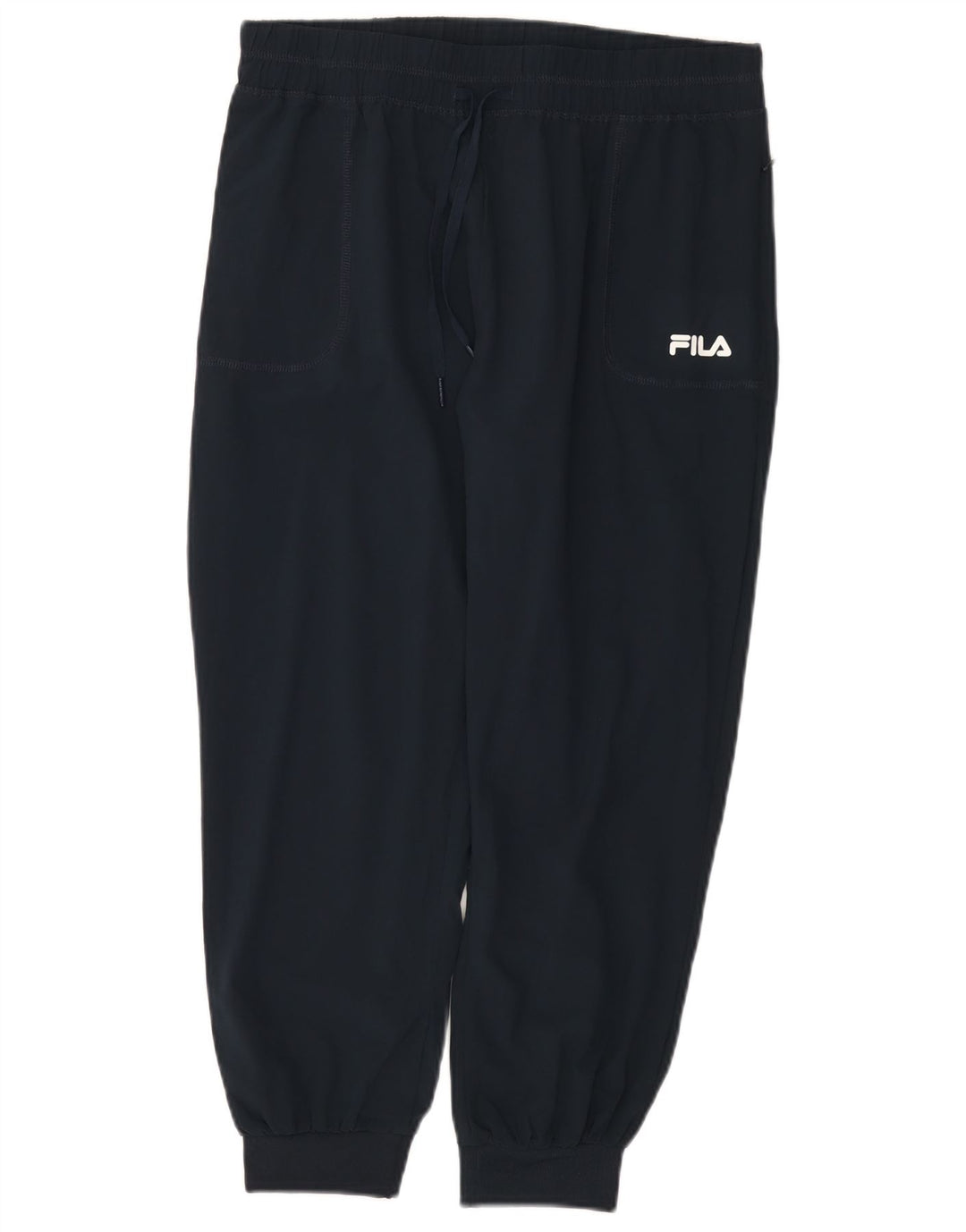 Fila Pantaloni da tuta da donna Joggers UK 12 Medio Blu Navy Poliestere