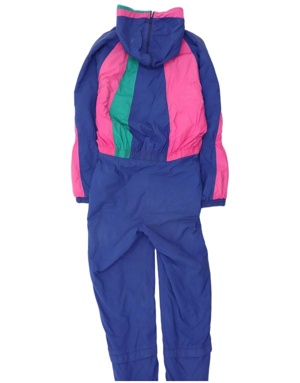 Tuta da sci con cappuccio da donna Pierre Cardin UK 16 Large Blue Colourblock