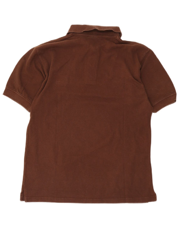 Polo da uomo Champion in cotone marrone medio