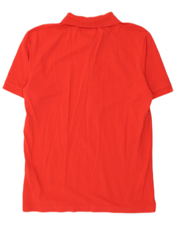 Kappa Mens Polo Shirt Large Red Cotton