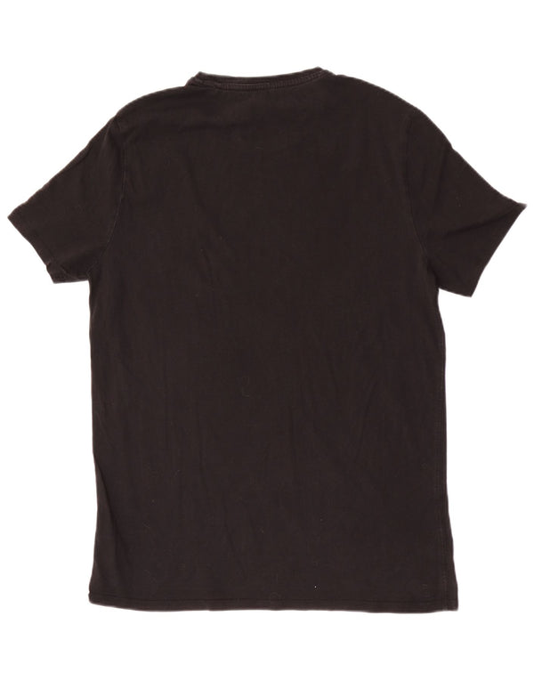 T-shirt grafica da uomo slim fit Guess XL in cotone nero