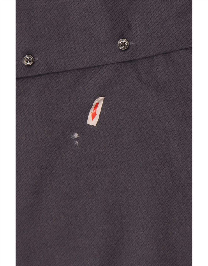 Camicia Calvin Klein da uomo vestibilità regolare taglia 16 grande grigia
