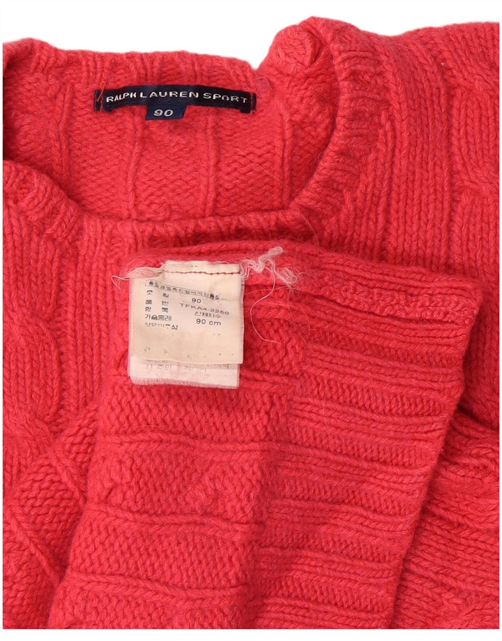 Maglione girocollo per ragazze RALPH LAUREN 9-10 anni Rosa