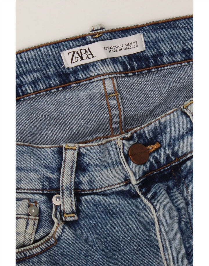 Jeans slim da uomo Zara taglia 42 grande W32 L31 blu