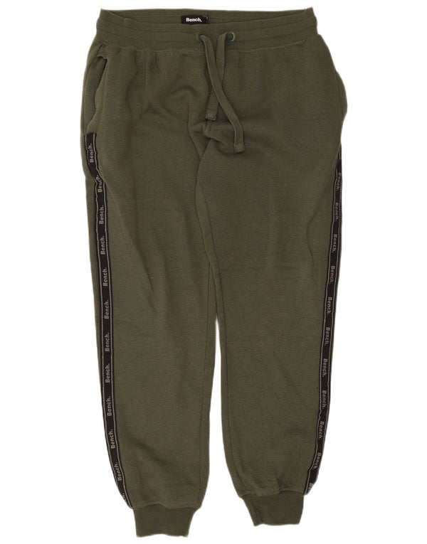 Pantaloni da tuta con grafica da uomo Bench Pantaloni da jogging Large Green Colourblock