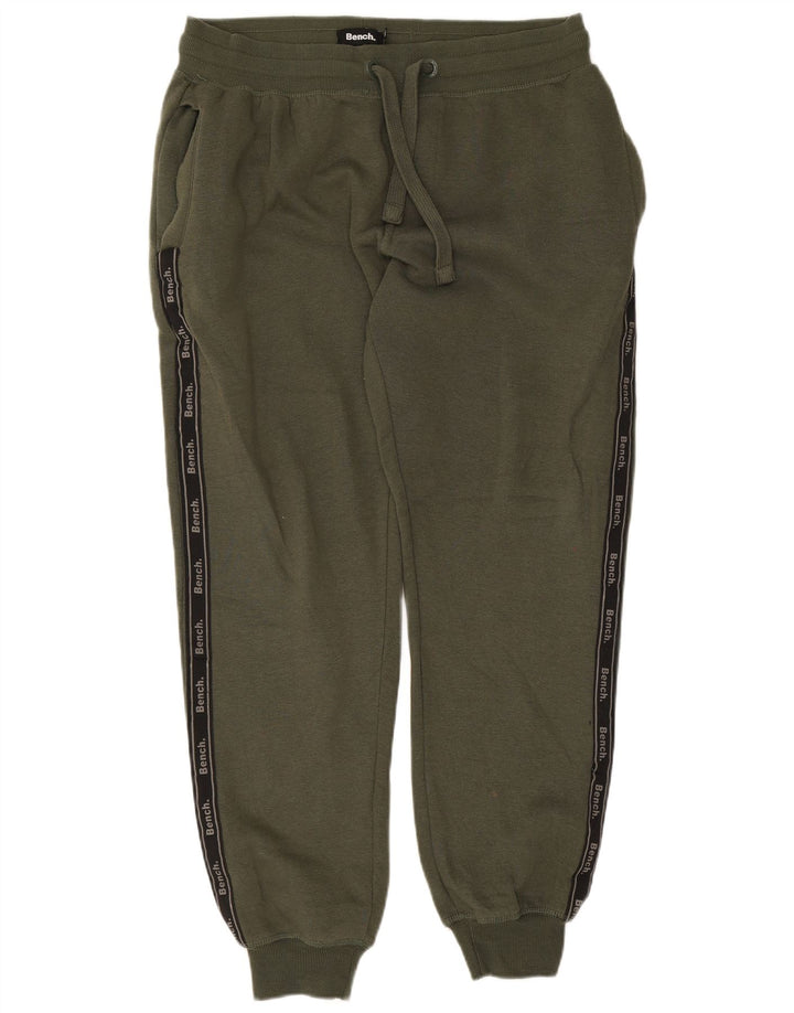 Pantaloni da tuta con grafica da uomo Bench Pantaloni da jogging Large Green Colourblock