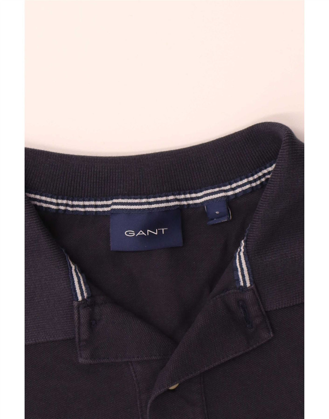 Polo da uomo Gant piccola in cotone blu navy