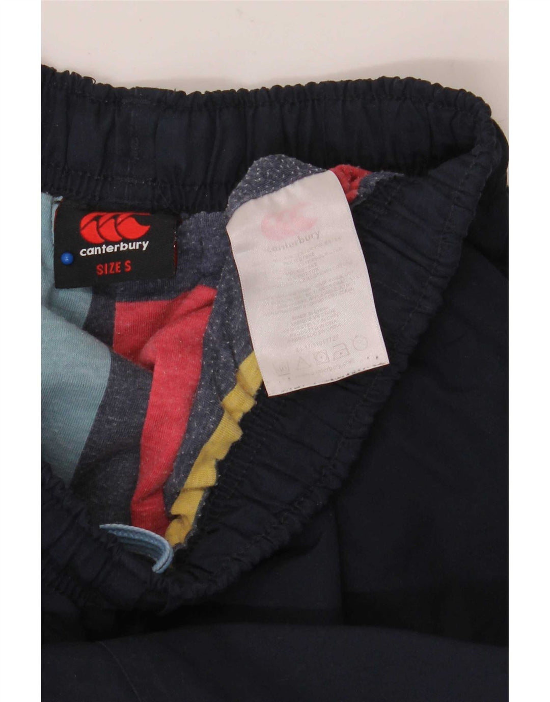 Canterbury Pantaloni da tuta con grafica da uomo Joggers Small Blu Navy