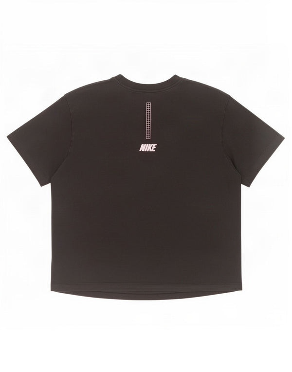 T-shirt da donna Nike Top UK 14 cotone medio nero