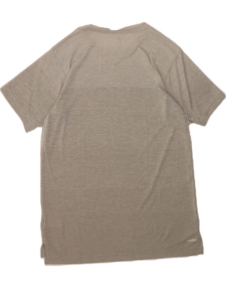 ADIDAS Mens Climalite T-Shirt Top Medium Grey Polyester Vintage Adidas and Second-Hand Adidas from Messina Hembry 
