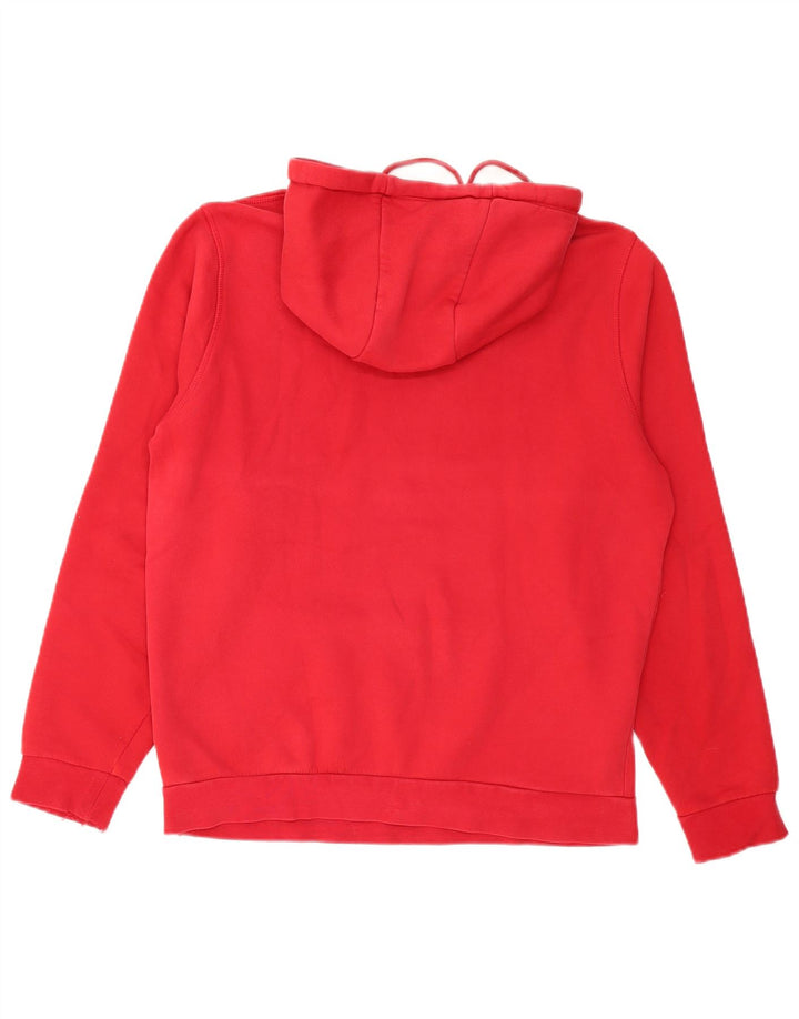 TOMMY HILFIGER Maglione con cappuccio grafico da uomo rosso medio