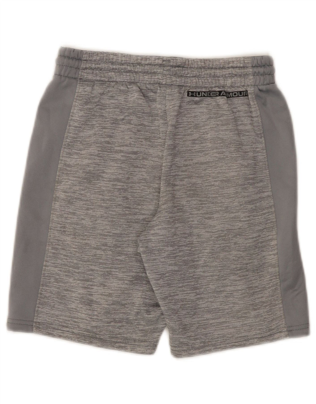 Pantaloncini sportivi con grafica da ragazzo Under Armour 9-10 anni grigio medio chiazzato