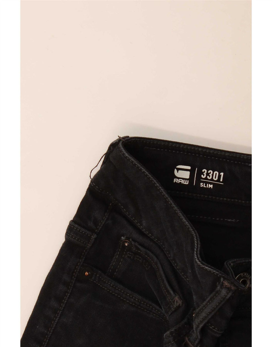 Jeans slim da donna G-Star 3301 W30 L29 neri