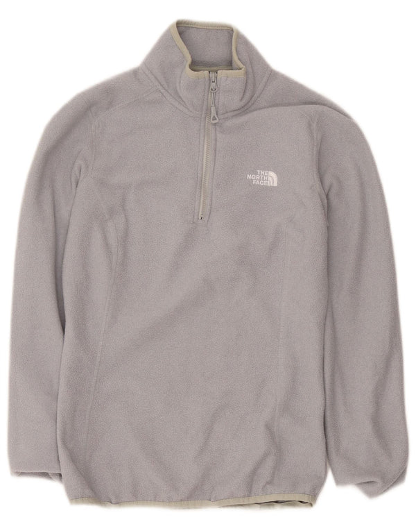 Maglione in pile da donna con collo e zip The North Face UK 6 XS poliestere grigio