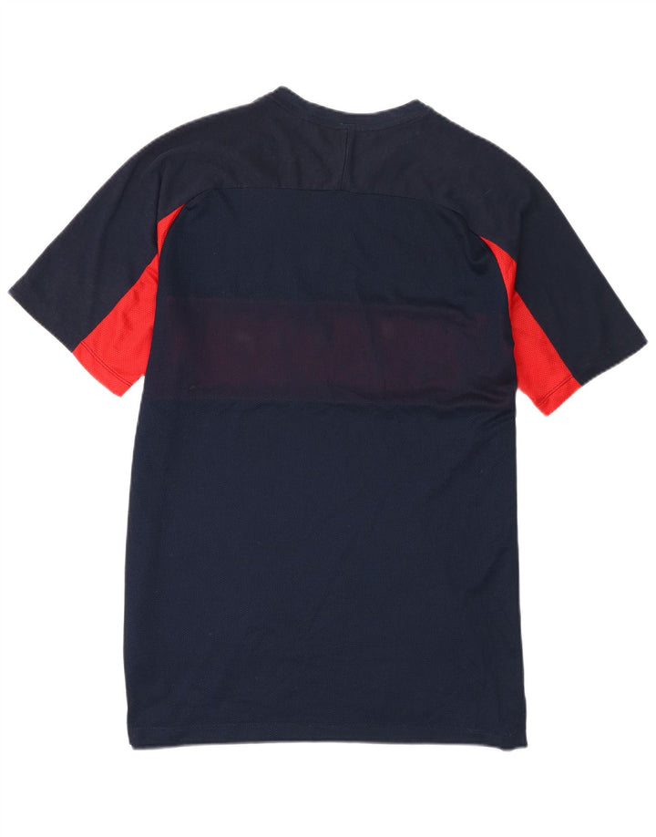 T-shirt Nike Dri Fit da uomo, taglia grande, color block blu navy