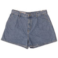 Pantaloncini di jeans da donna Zara medi W30 cotone blu