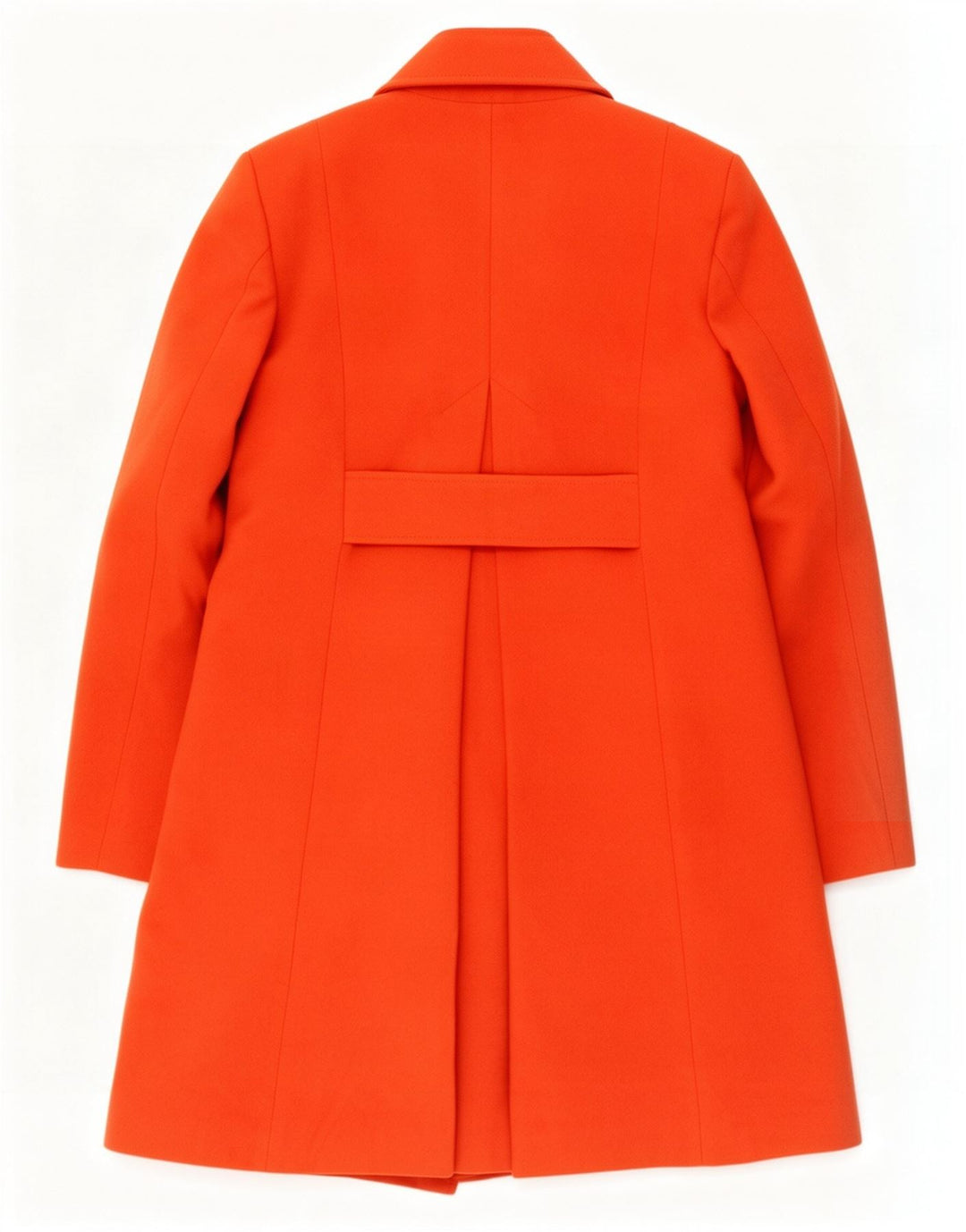 Cappotto doppiopetto da donna Marks & Spencer UK 10 piccolo poliestere rosso