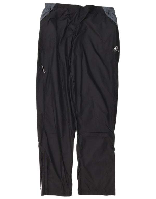 Pantaloni da tuta da uomo ADIDAS grandi in poliestere color block nero
