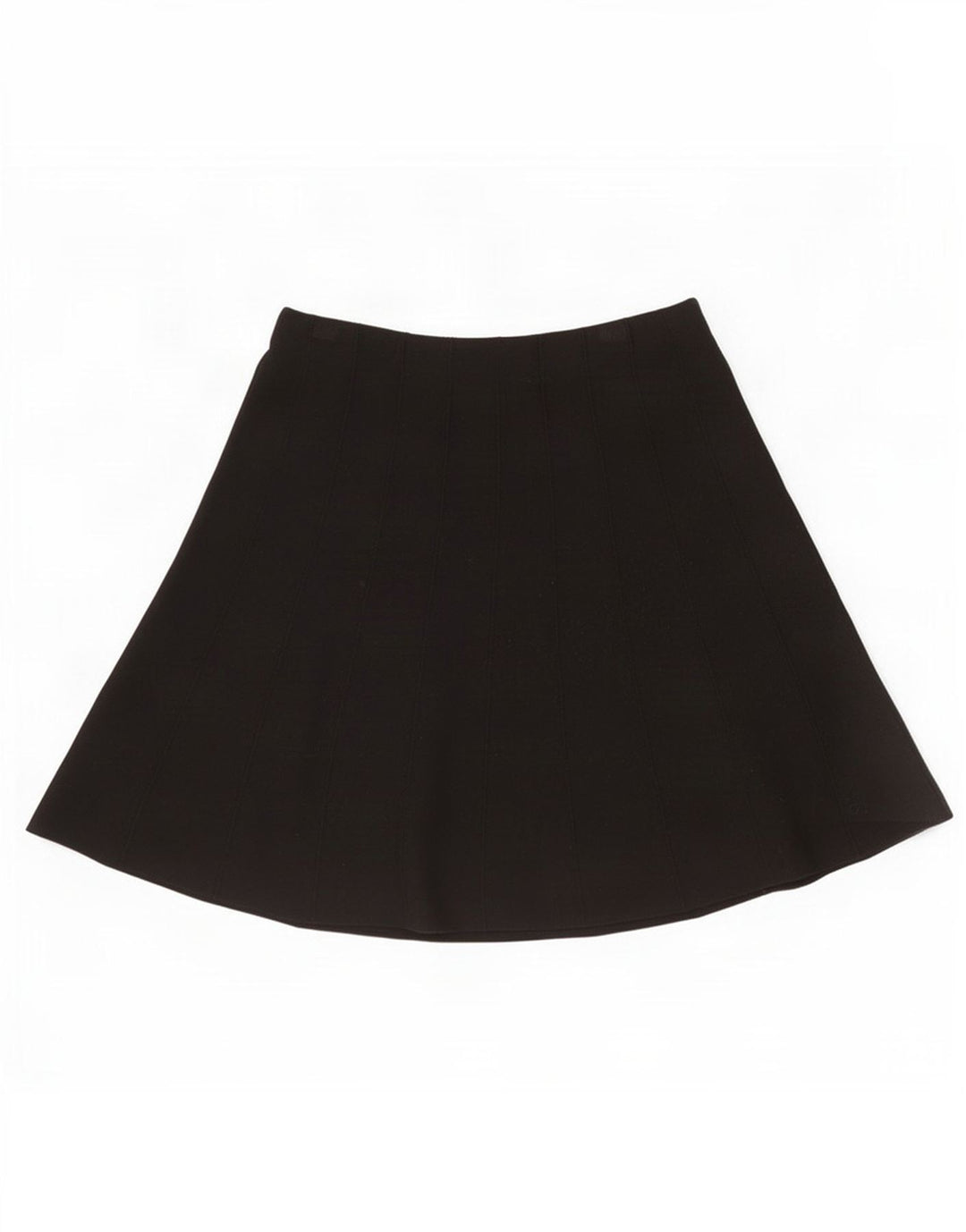 Gonna a trapezio da donna Zara media W28 viscosa nera