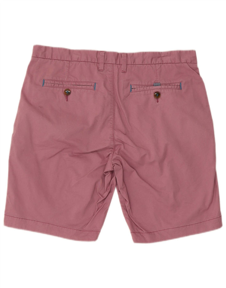 Pantaloncini chino regolari da uomo Ted Baker W34 grandi in cotone rosa