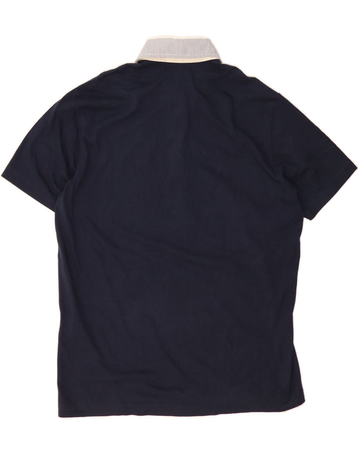 REFRIGIWEAR Mens Polo Shirt XL Navy Blue Cotton Vintage Refrigiwear and Second-Hand Refrigiwear from Messina Hembry 
