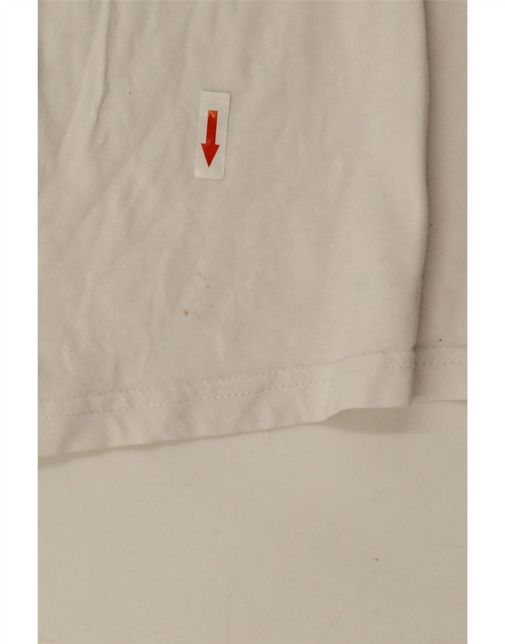 T-shirt grafica da uomo con vestibilità classica Vans, taglia grande, in cotone bianco