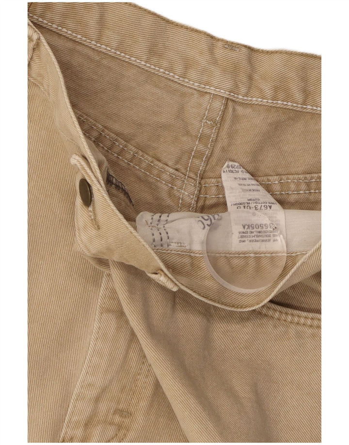 Pantaloncini di jeans da uomo WRANGLER W38 XL in cotone beige