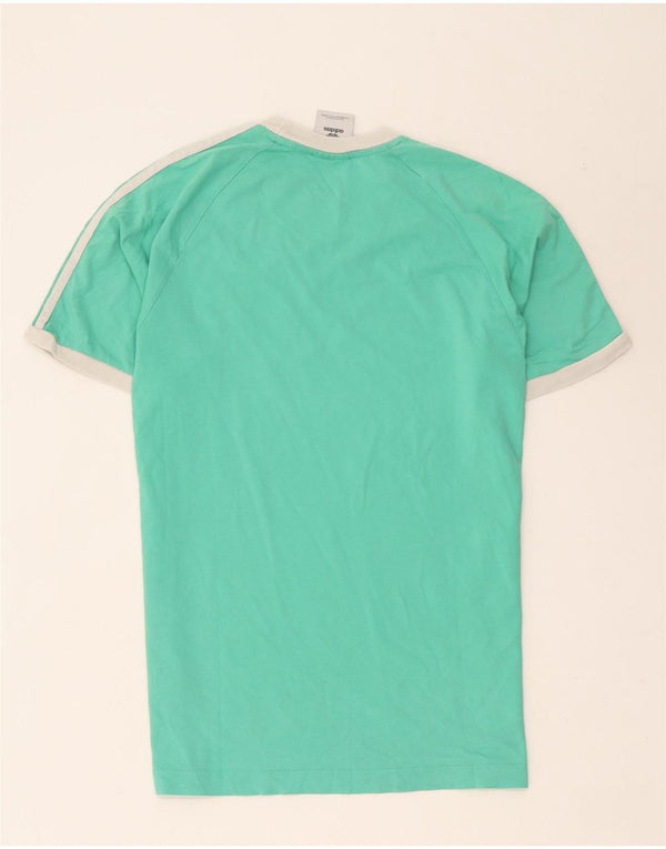 T-shirt da uomo Adidas Top in cotone verde medio