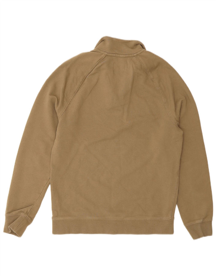 Felpa da uomo con zip 1/4 Farah, maglione piccolo in cotone verde